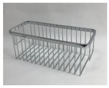 NFS-3002 CP-12" | Shampoo basket - Chrome Polish