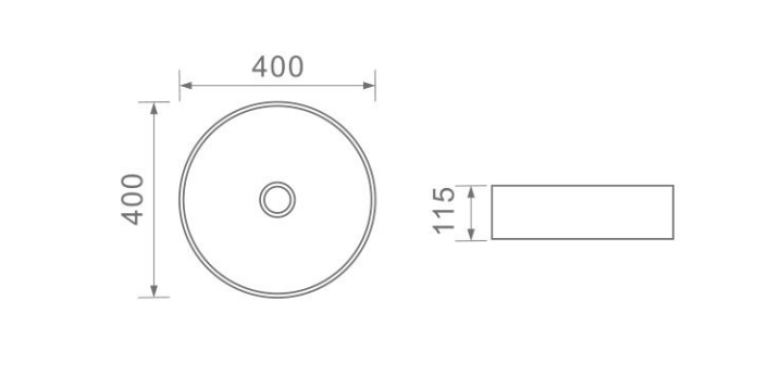 D1001122DBL | Counter Top Basin