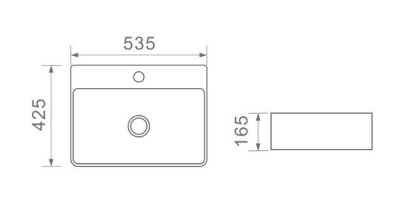 D1002114 | Wall Hung Basin