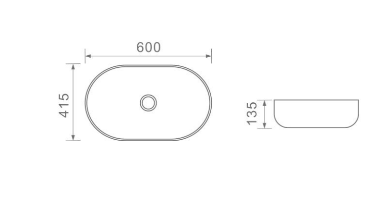 D1001108SL | Counter Top Basin