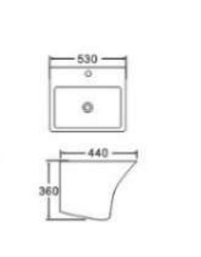 GZ 6300 | FERRE WHITE CERAMIC BASIN