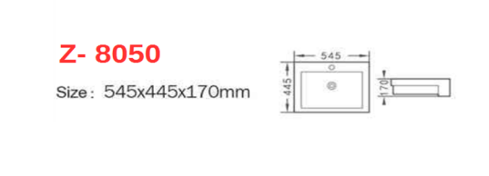GZ 8050B | FERRE SEMI RECESS BASIN
