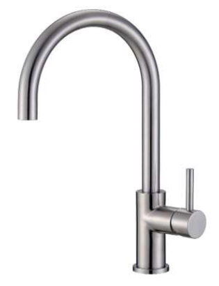 GGF 40305 | 304 SS KITCHEN SINK MIXER - Stainless Steel Matt