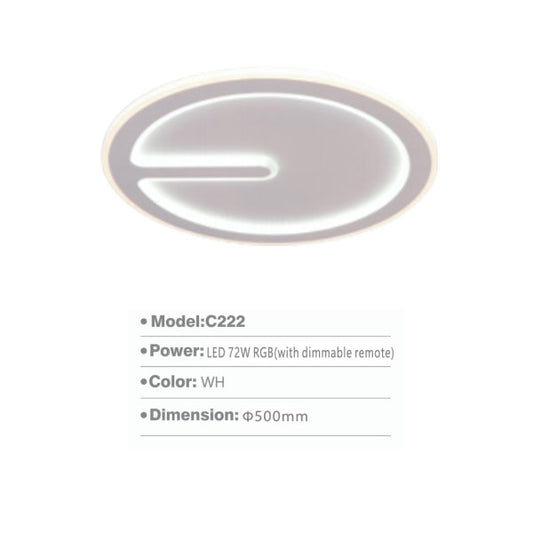 SLC222 RD Surface Light | LED Ceiling Lamp