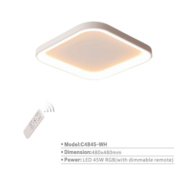 SLC4845 SQ Surface Light | LED Ceiling Lamp