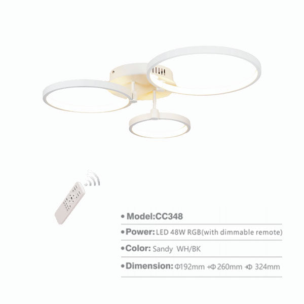 SLCC348 RD Surface Light | LED Ceiling Lamp