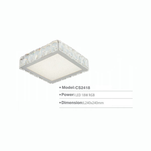 SLCS2418 SQ Pendant Light | LED Ceiling Lamp