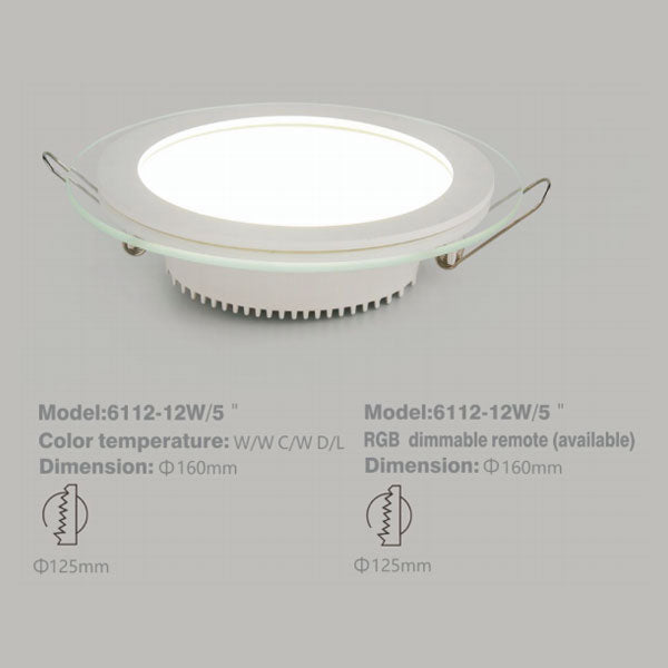 SL6112 RD Downlight | 12W/5" Inch
