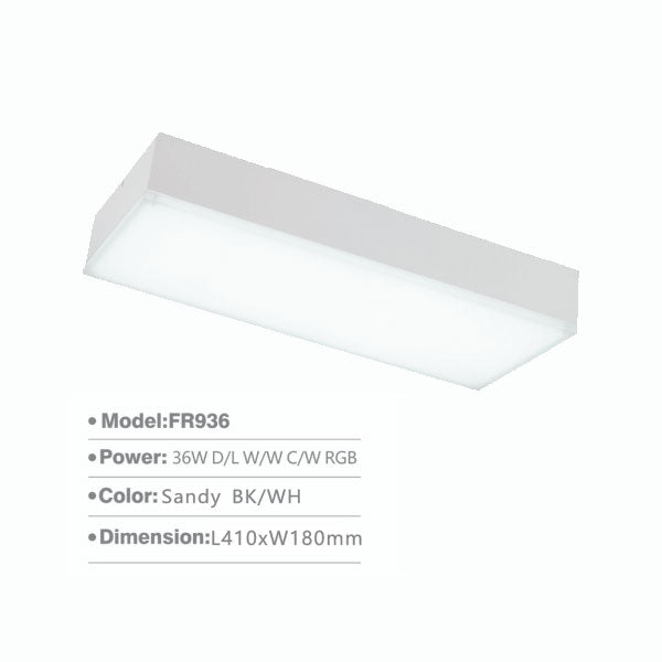 SLFR936 Surface Light | 36W/16"x7" Inch