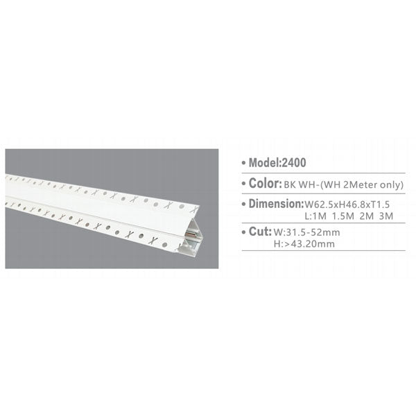 SL 2400 Recess Type A - Magnetic Attraction Track