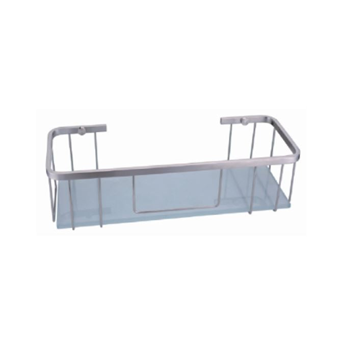 QQNTL-B11813 | Glass Rectangle Bathroom Basket