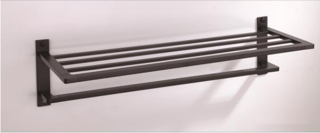 NNB-1211-BK | Glass Shelf - Matt Black