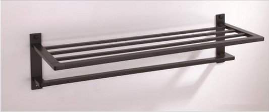 NNB-1211-BK | Glass Shelf - Matt Black