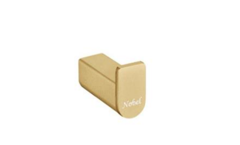 NNB-7304-GD | Single Robe Hook - Matt Gold