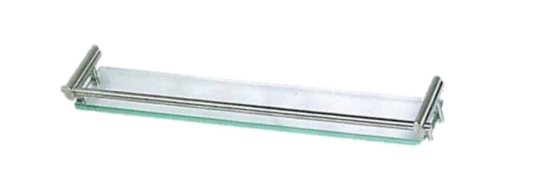NSS-13 | Glass Shelf - Stainless Steel Matt