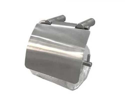 NSS-14/LID | Paper Holder w/ Lid - Stainless Steel Matt