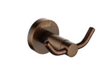 NWN-09D | Double Robe Hook - Antique Bronze