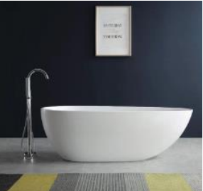 NNST-023-W-1500 | Modern Slim-line Free Standing Bathtub - White