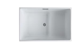 NNST-031-1200 | Modern Slim-line Free Standing Bathtub - White