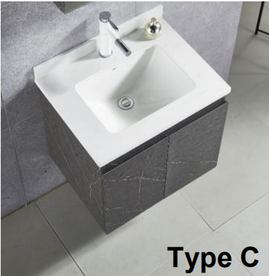 NCSS-692 (B/C) | Basin Cabinet - White Marble/Sand Beige Marble/Grey Marble/Dark Marble