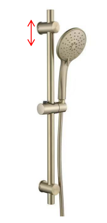 NSH-3305-BGD | SUS 304 Shower Set - Brushed Gold