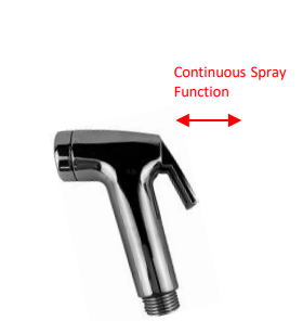 NBS-22-NSS | Bidet Sprayer Set - Matt