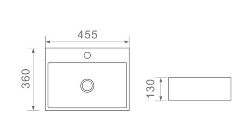 D1002116 | Wall Hung Basin