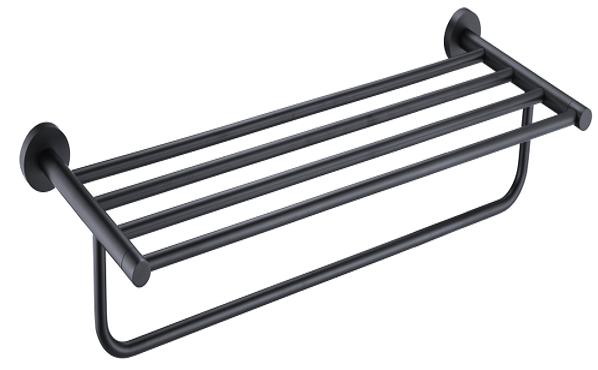 VA.2010J-MB | Towel Rack - Matte Black | VERA | ThatRenoStore