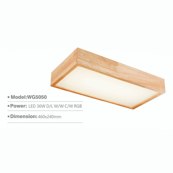 SLWG5050 Surface Light | LED Ceiling Lamp - RGB