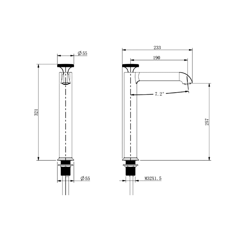 AT081GM | Single-lever Basin Mixer - ThatRenoStore