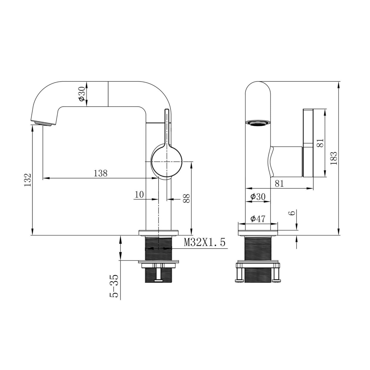 AT1160GM | Single-lever Basin Mixer - ThatRenoStore