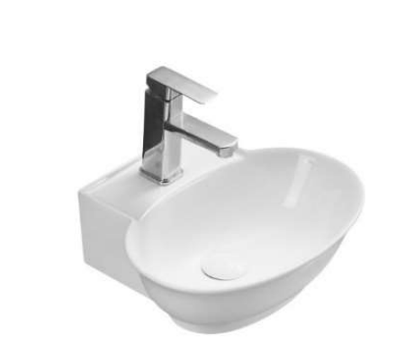 GZ 167 | FERRE WHITE CERAMIC BASIN