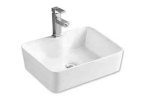 GZ 176 | FERRE WHITE CERAMIC BASIN