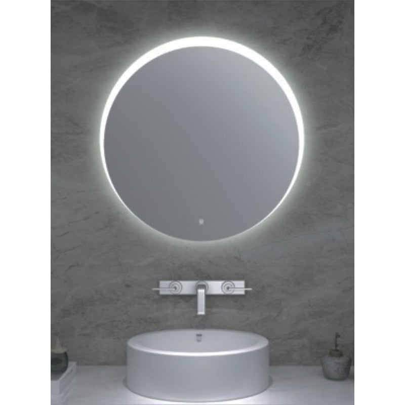 AT19010 | Round LED Light Mirror with Frameless - ThatRenoStore