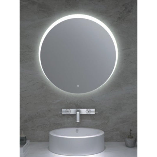 AT19010 | Round LED Light Mirror with Frameless - ThatRenoStore