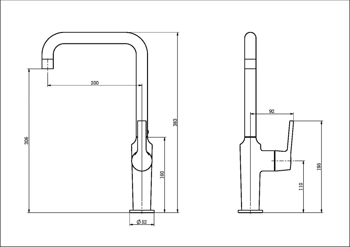 AT2804B | Sink Mixer