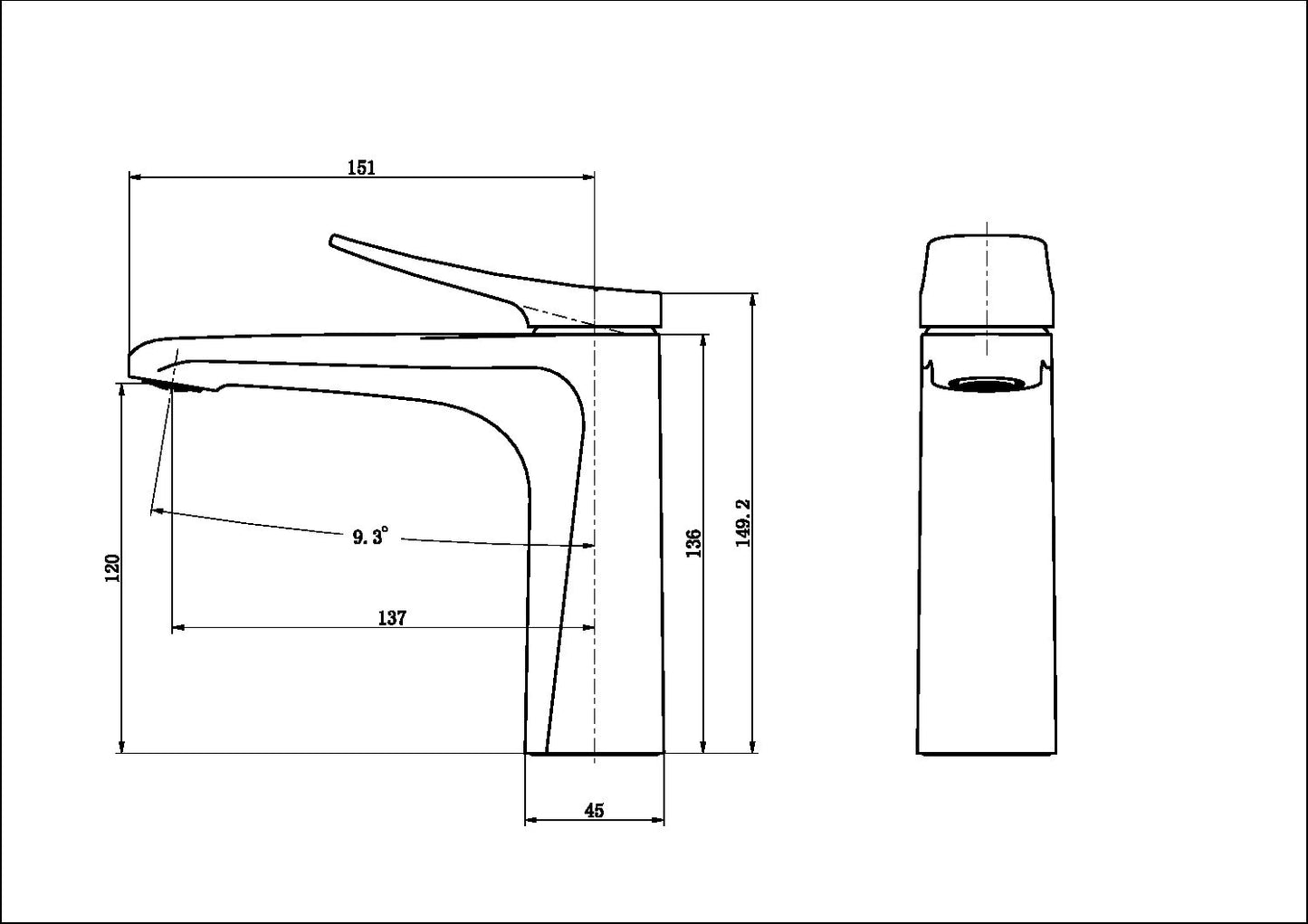 AT3102GM | Single-Lever Basin Mixer