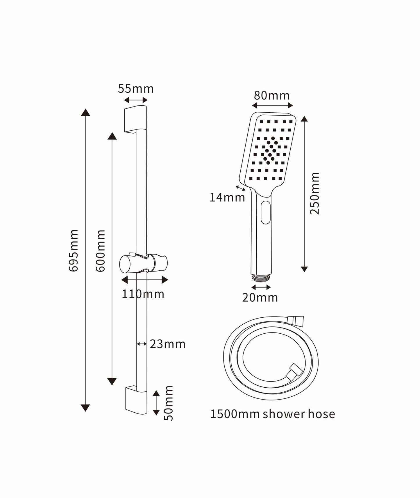 AT310SS | Hand Shower Set - ThatRenoStore