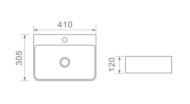 D1002109 | Wall Hung Basin