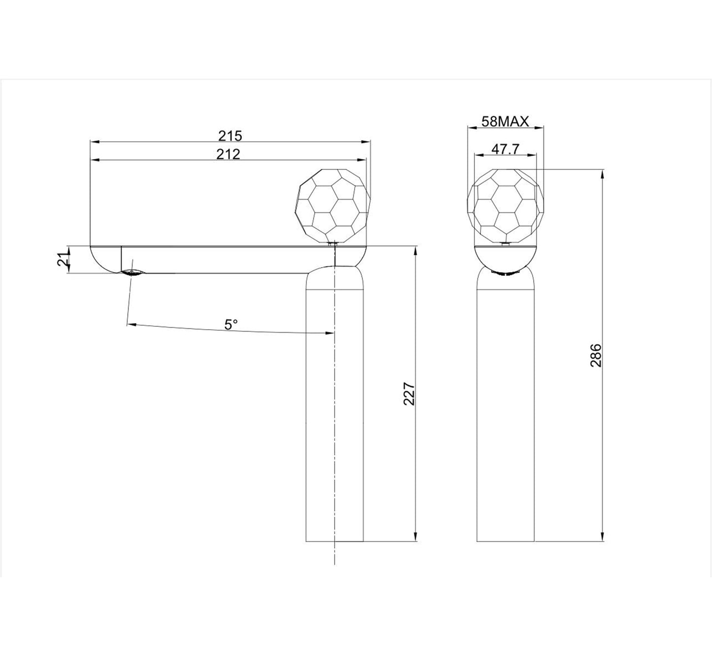 AT4501GM | Single-lever Basin Mixer - ThatRenoStore