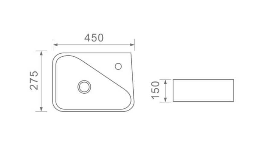 D1002106 | Wall Hung Basin