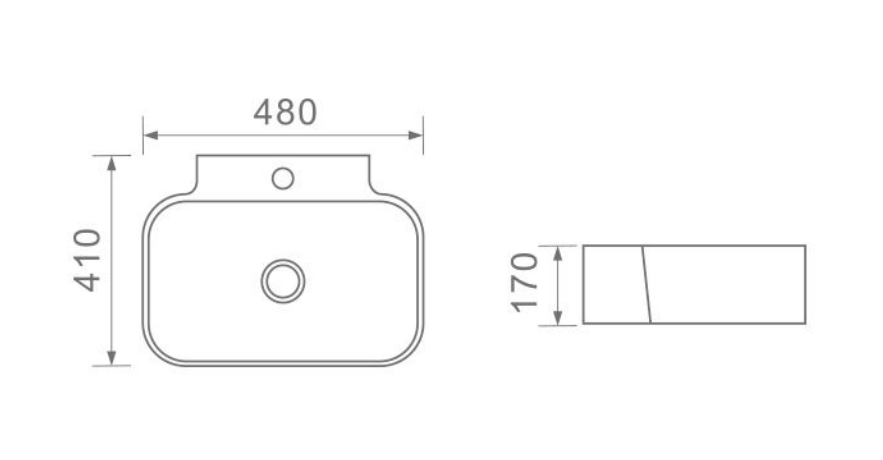 D1002112 | Wall Hung Basin