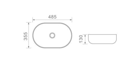 D1001108S | Counter Top Basin