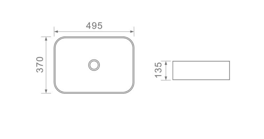 D1001125 | Counter Top Basin