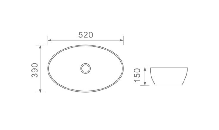 D1001120 | Counter Top Basin