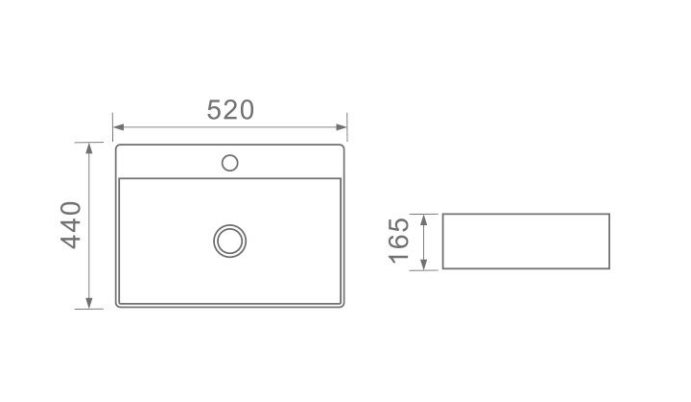 D1002101 | Wall Hung Basin