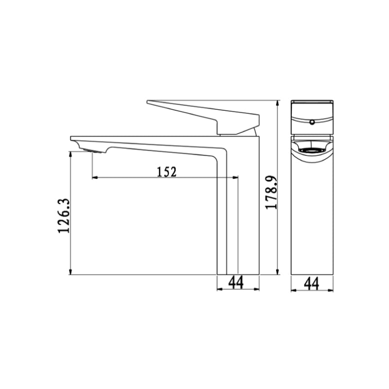 AT6002GM | Single-lever Basin Mixer - ThatRenoStore