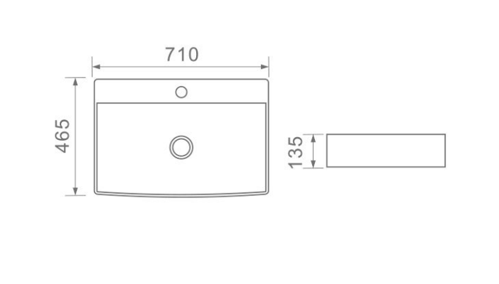 D1002104 | Wall Hung Basin