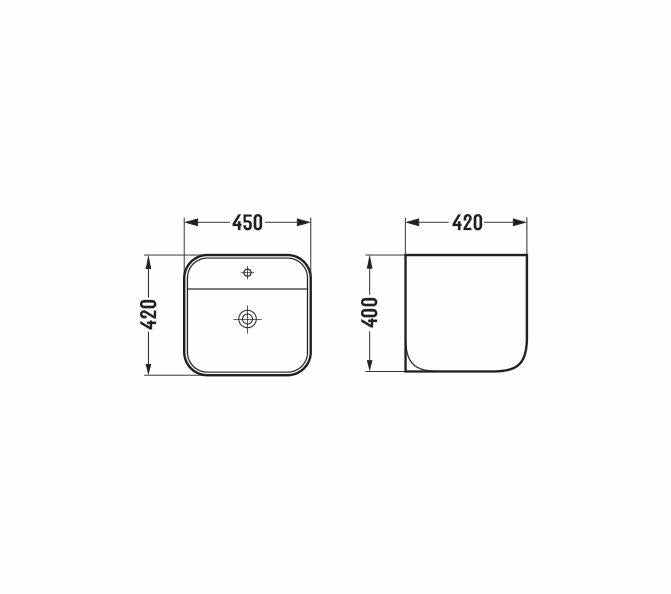AT8201 | Half-hung Basin - ThatRenoStore