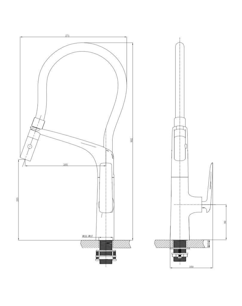 AT9099M | Sink Mixer